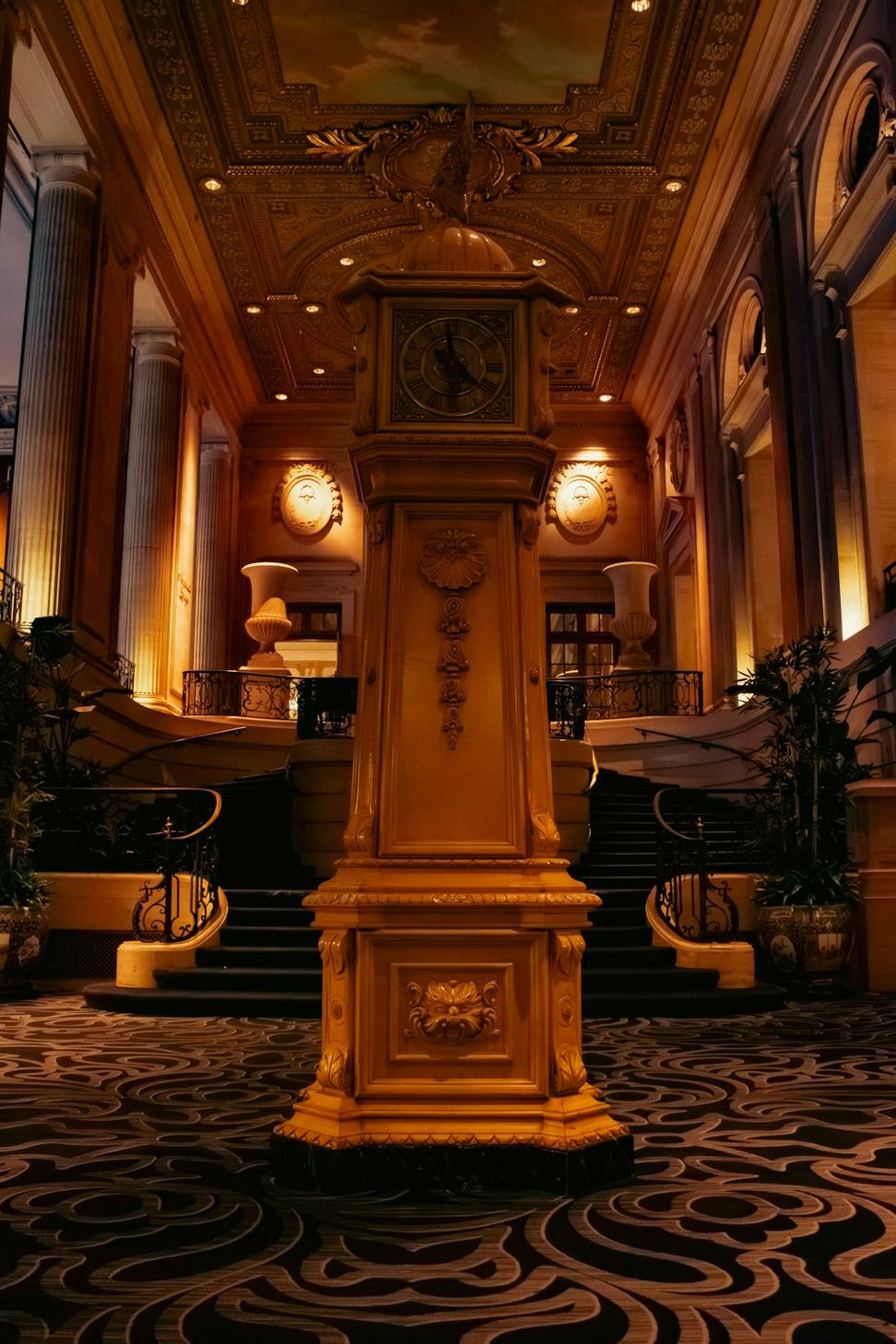 Historic hotel interior